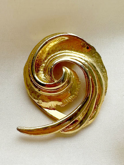 Vergulde golf sjaalring