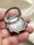 Designer broche/sjaalclip
