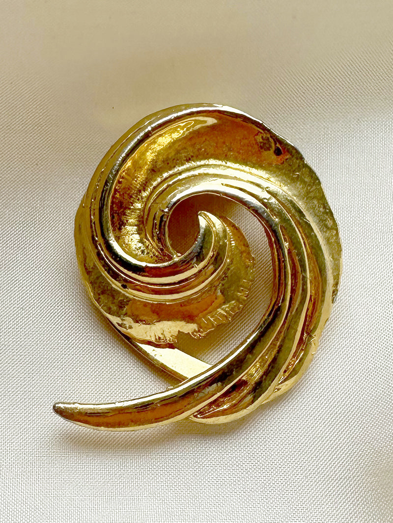 Vergulde golf sjaalring