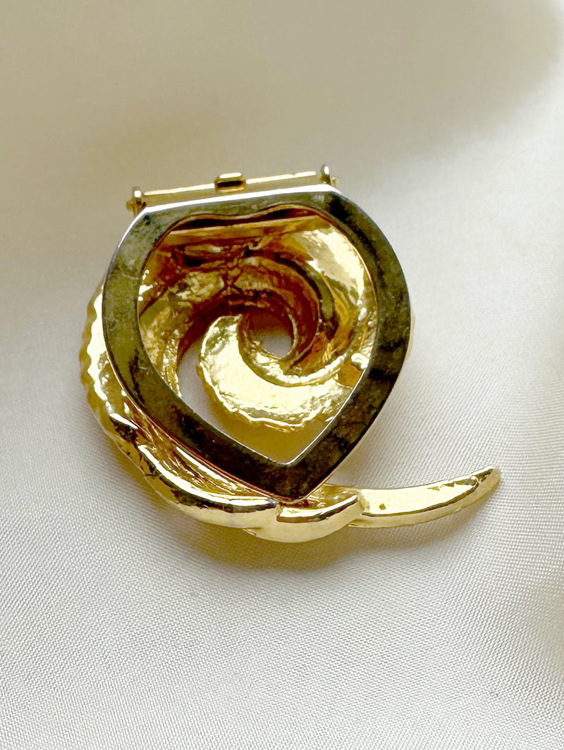 Vergulde golf sjaalring