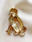 Tijgerpoes broche/kettinghanger