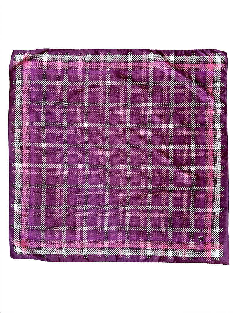 Roze geruiten sjaal