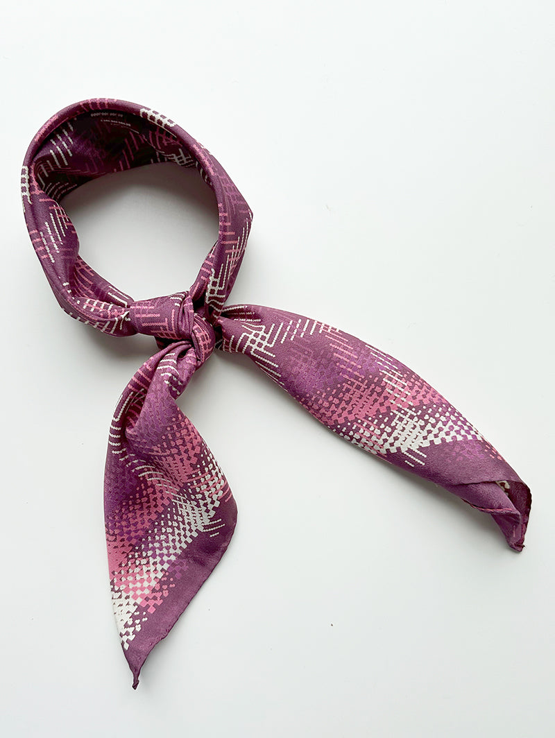 Roze geruiten sjaal