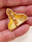 Parfumflesje broche