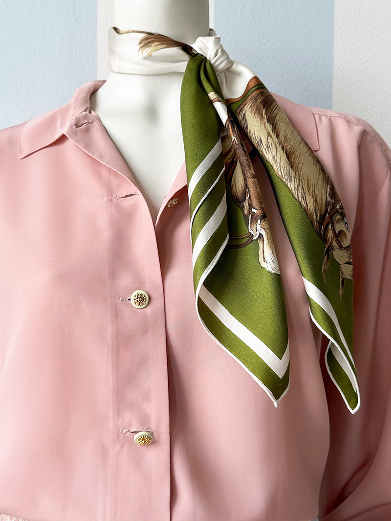 Zijden sjaal met paarden