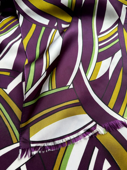 70s lange print sjaal