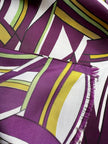 70s lange print sjaal