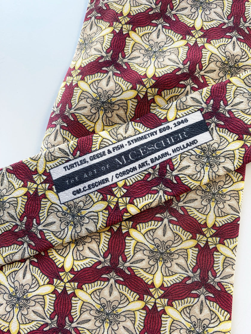 Zijden M.C. Escher stropdas