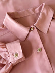 Oud-roze vintage blouse