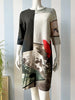 Trompe l'oeil jurk