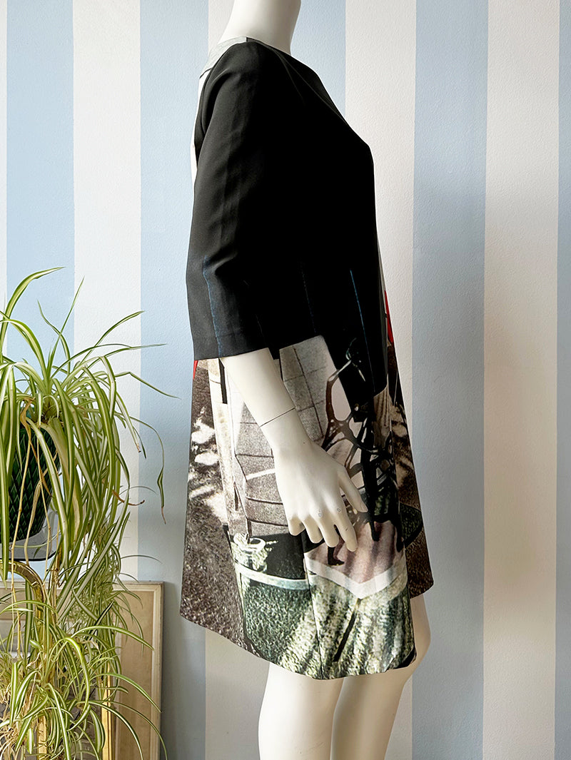 Trompe l'oeil jurk
