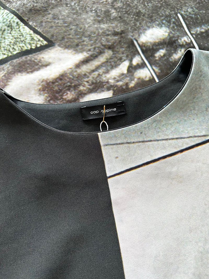 Trompe l'oeil jurk