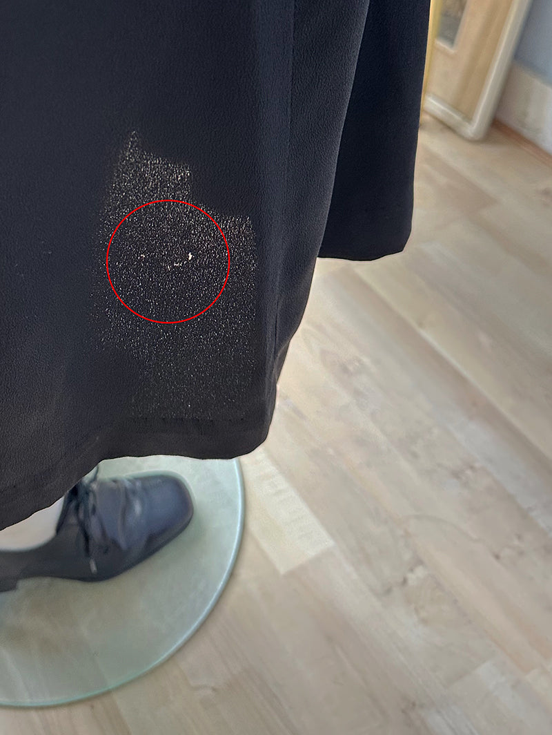 40s zwarte feestjurk