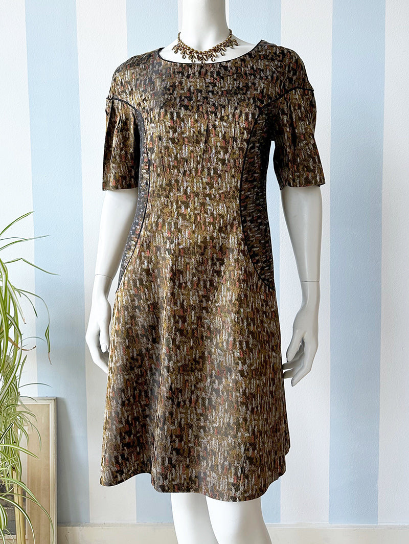 Jacquard jurk