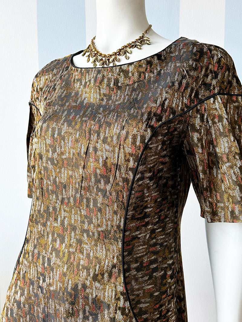Jacquard jurk