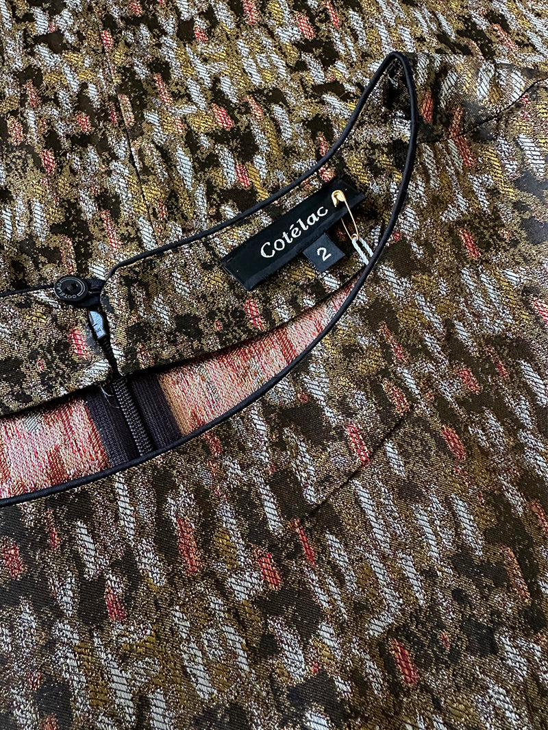Jacquard jurk