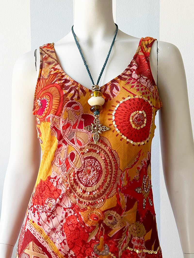 Printjurk met pailletjes