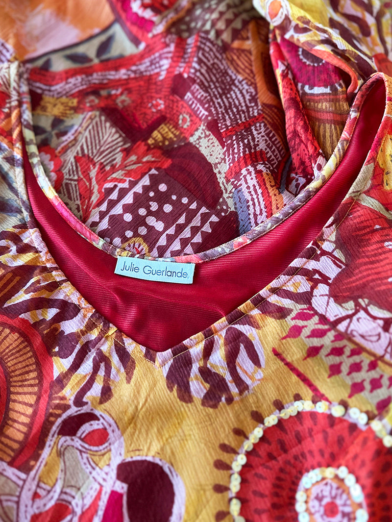 Printjurk met pailletjes