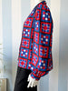 70s strikblouse met dessin