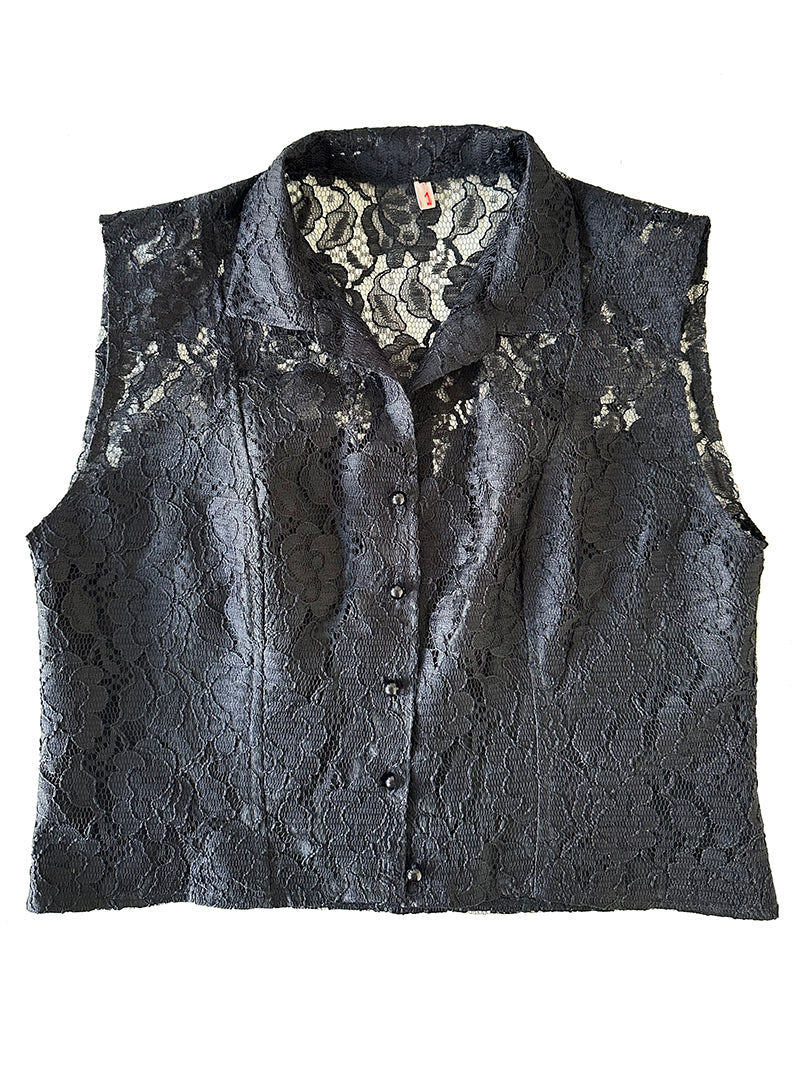 Cropped kanten top
