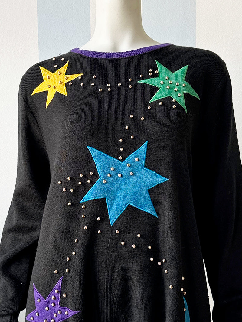 Gebreide sterrentrui