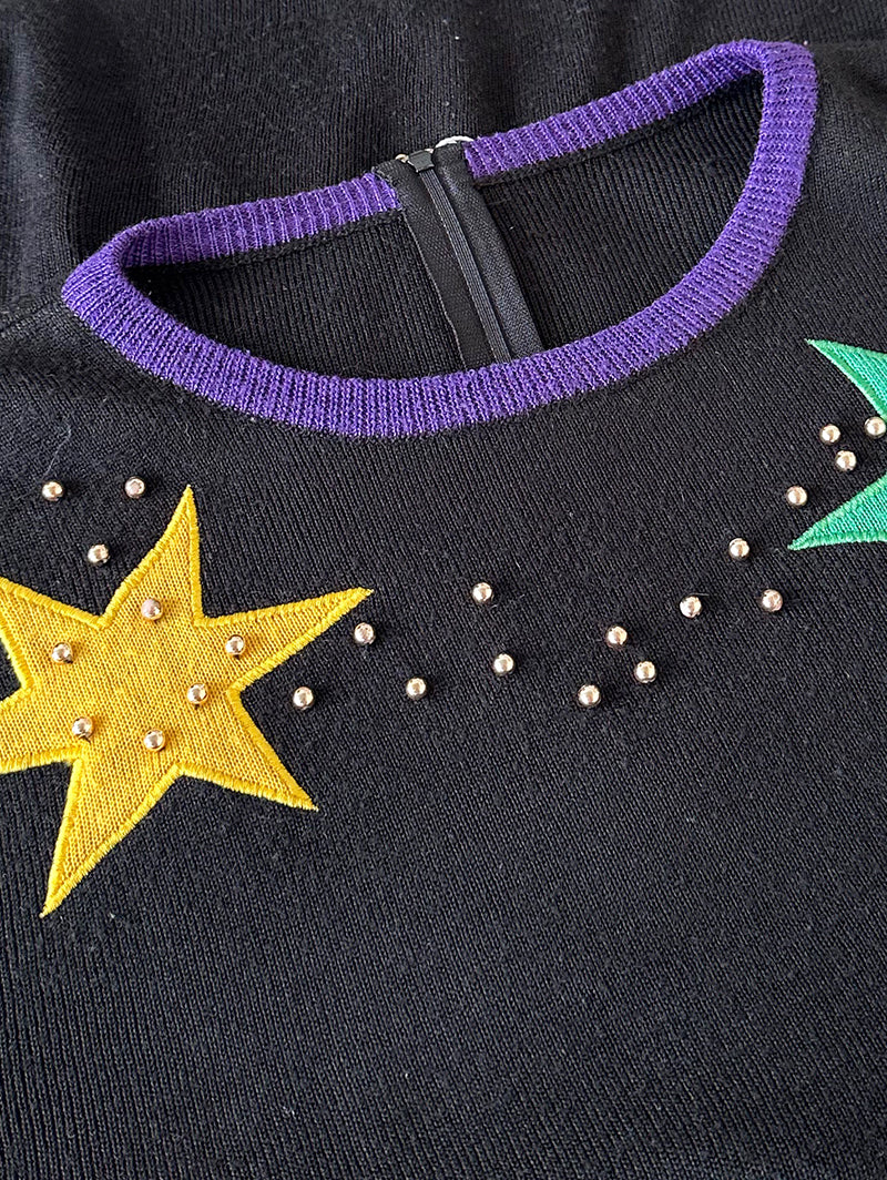 Gebreide sterrentrui