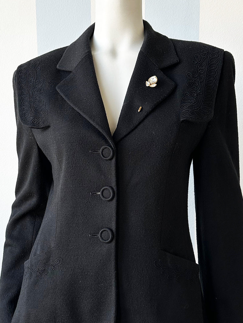 Vintage zwart designer jasje