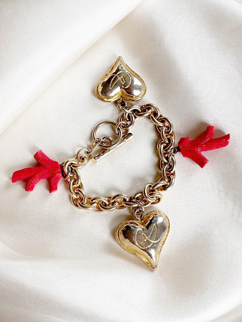 Vergulde designer bedelarmband