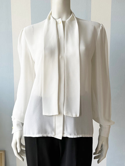 Off-white strikblouse