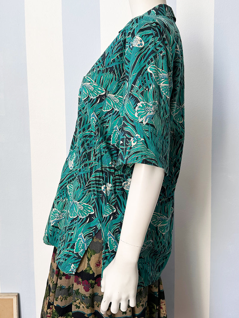Tropische vlinderblouse