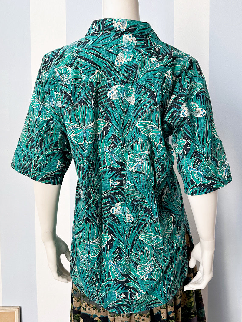Tropische vlinderblouse