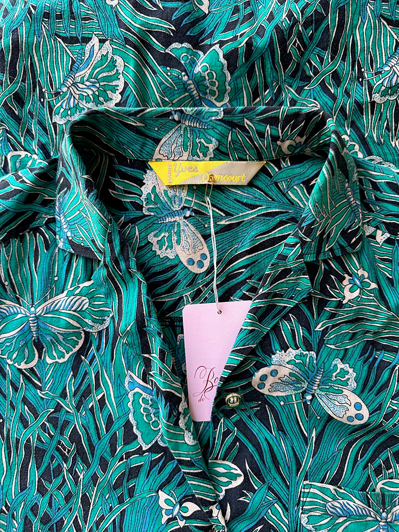 Tropische vlinderblouse