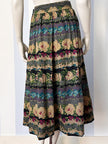 Wijde floral rok