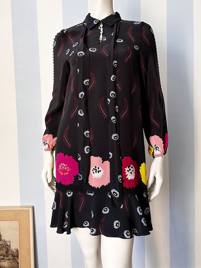 Zijden designer jurk
