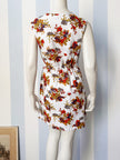 Piqué floral jurkje