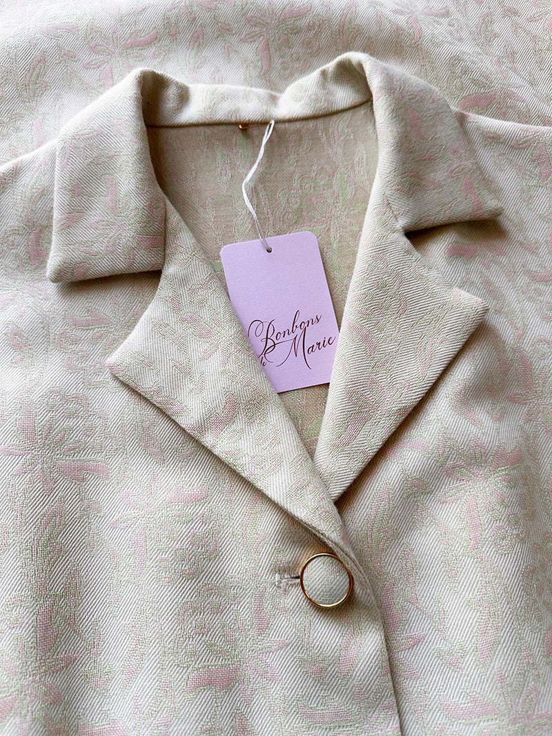 Pastelgroen/roze zomerjurk