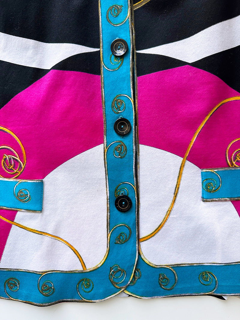 Tricot print top