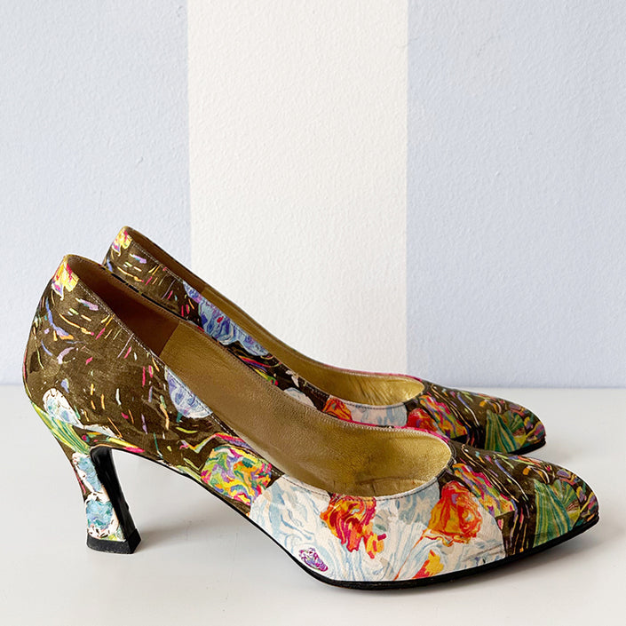 Zijden designer pumps | 37