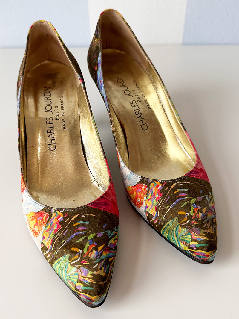 Zijden designer pumps | 37