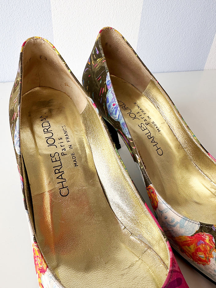 Zijden designer pumps | 37