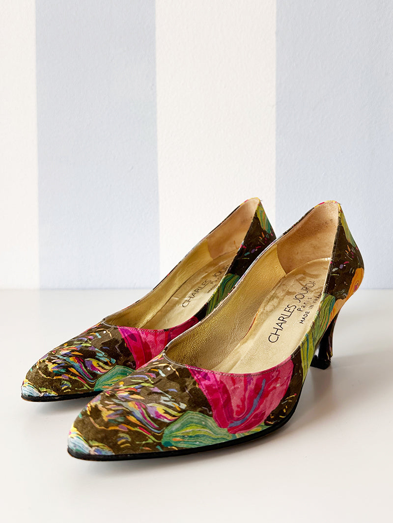 Zijden designer pumps | 37