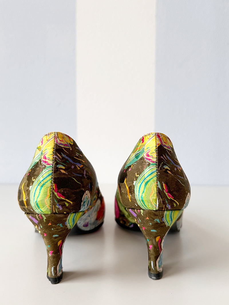 Zijden designer pumps | 37