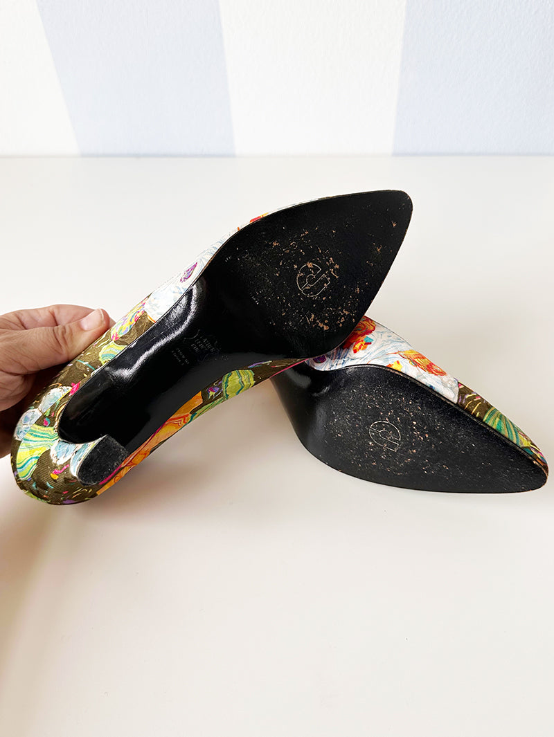 Zijden designer pumps | 37