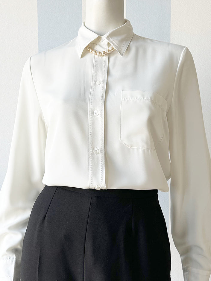 Vintage off-white blouse
