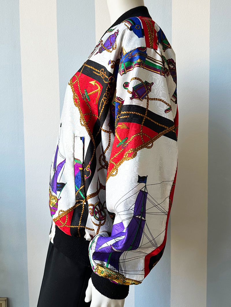 Vintage reversible bomberjasje