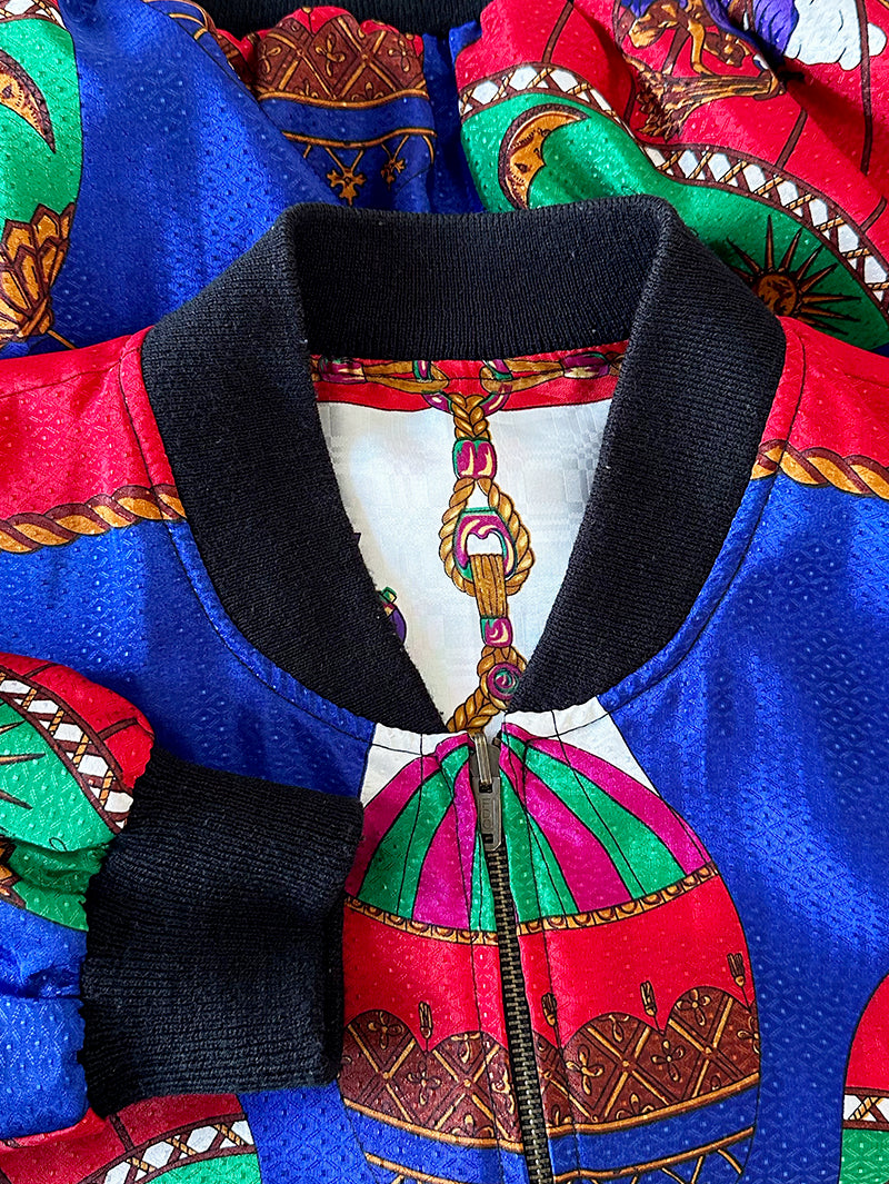 Vintage reversible bomberjasje