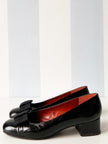 Zwarte lakleren hakschoenen | 39