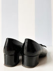 Zwarte lakleren hakschoenen | 39