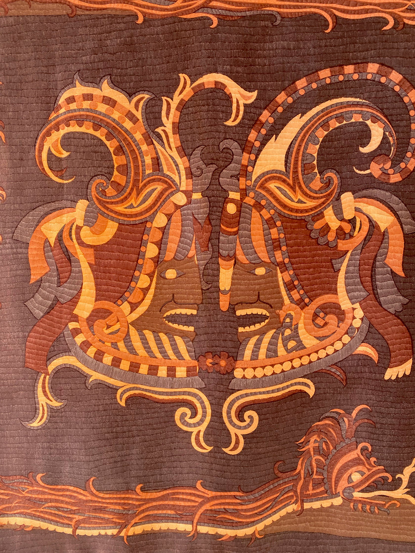 Zijden designer sjaal