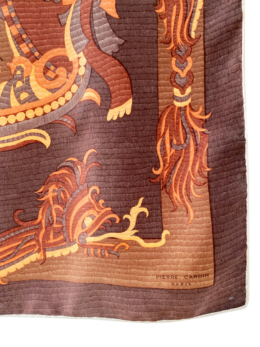 Zijden designer sjaal